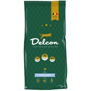 Delcon Cat Urinary High Premium - супер премиум суха храна за пораснали котки от всички породи, с профилактика на уринарният тракт, БЕЗ ЗЪРНО, с домашни птици и риба, 1, 75 кг - Белгия
