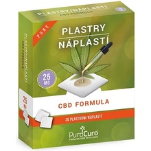 PuroCuro Konopné CBD náplasti 750 mg 30 ks x 25 mg