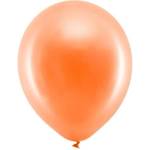 Party Deco Латексови Балони Металик, Оранжево 30см (rb30m-005)