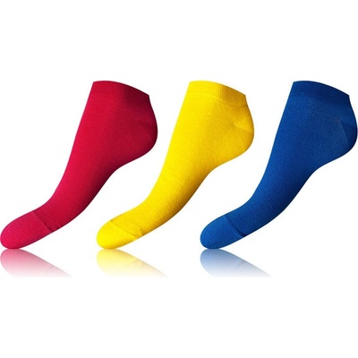 Bellinda COLOUR IN-SHOE SOCKS 3x BE485929 modrá červená žltá