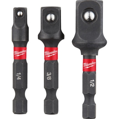 MILWAUKEE Adaptéry - Sada ShockWave adapterů 1/2', 3/8', 1/4' 4932479228