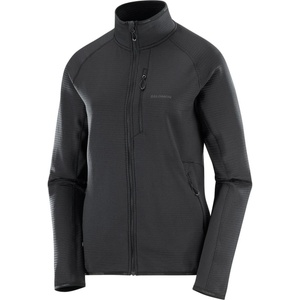 Salomon Дамско поларено яке Salomon Women's Sntial Lightwarm Full Zip Fleece jacket - Deep Black (105-7599-0114)