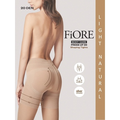 Fiore PRESS UP 20 DEN SILVER light natural-tělové