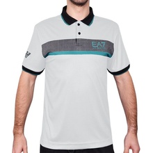 EA7 Man Jersey Polo Shirt white