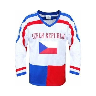SPORTTEAM Hokejový dres ČR 7 biely