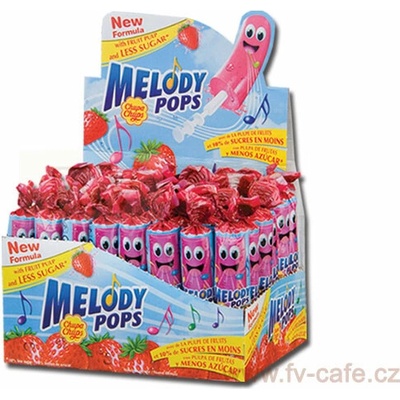 Chupa Chups Melody Pops Jahoda 18,6 g