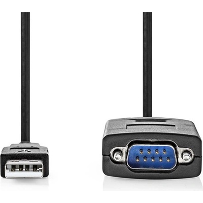 Nedis CCGW60852BK09, USB - RS232 (адаптер) кабел, 0, 9 м (CCGW60852BK09)