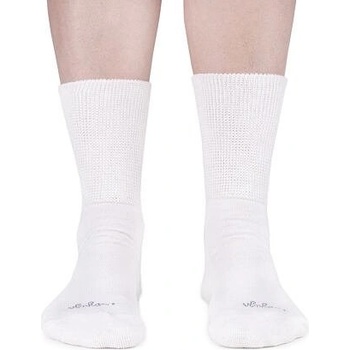 Sibiřské merino ponožky 2 páry Bílá