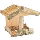 Esschert Design Kŕmidlo pre vtáky nástenné 27,6 x 25,8 x 24,5 cm drevené