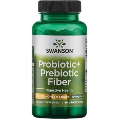 Swanson Probiotic+ Prebiotic Fiber [60 капсули]