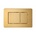 Inter Ceramic Бутон за структура, двоен, Inter Ceramic, 097L BRUSH GOLD (097L BRUSH GOLD)