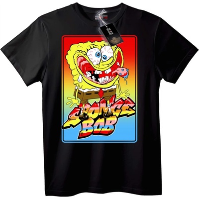 NOONEBRAND Тениска SpongeBob Екстремен - 7XL, White