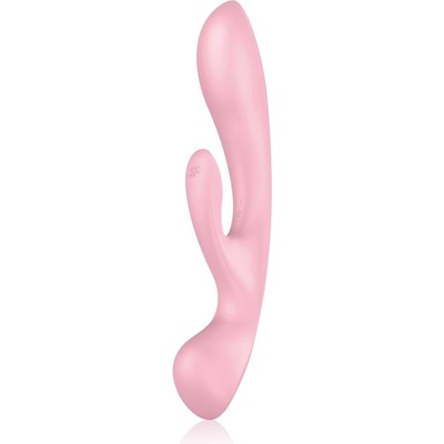 Satisfyer TRIPLE OH вибратор със стимулиране на клитора Pink 23, 5 см