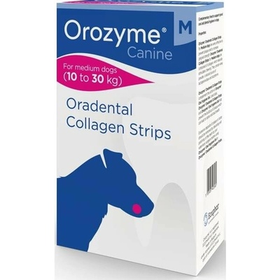 Orozyme plátky žvýkací pro psy M 10-30 kg 141 g