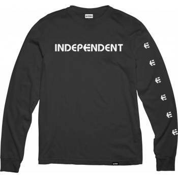Etnies pánské tričko Independent LS Black černá