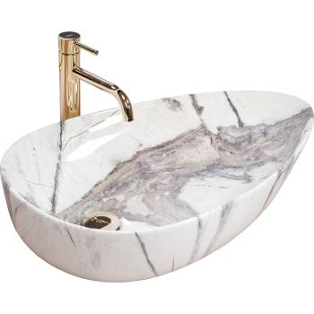 Image 1 of Rea Умивалник за плот Rea Greta 65Thunder Shiny (REA-U6500)