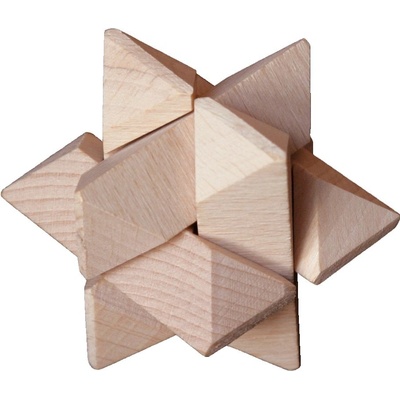 MIK Drevený hlavolam Star 2