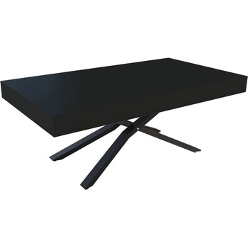 IVM BG Разтегателна маса Тоскана с повдигащ механизъм - черен мат