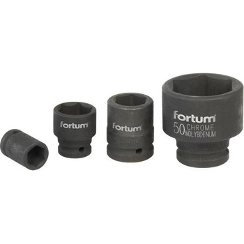 Fortum hlavice nástrčná rázová, 3/4“, 24mm, L 52mm, CrMoV, 4703024