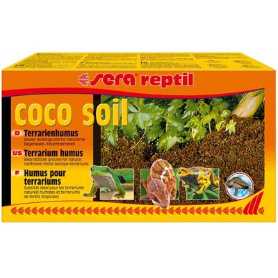 Sera Coco Soil -Постелка за влажни терариуми, пресовани кокосови влакна, 100% натурален