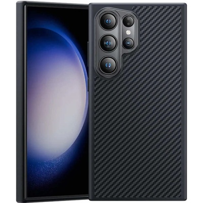 Benks MagClap ArmorPro Kevlar Case 600D - удароустойчив кевларен кейс с MagSafe за Samsung Galaxy S24 Ultra (черен)