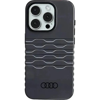 Audi Кейс Audi IML MagSafe за iPhone 15 Pro, черен (AUDI000052-0)