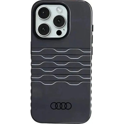 Audi Кейс Audi IML MagSafe за iPhone 15 Pro, черен (AUDI000052-0)
