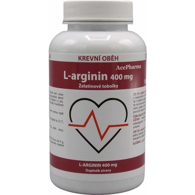 AcePharma L Arginin 400 mg 100 kapslí