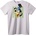 NOONEBRAND Тениска Глупав Карикатурен - 2XL, White