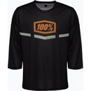 100% Airmatic 3/4 Sleeve Black/Red pánsky