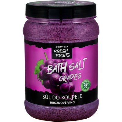 VIVACO Sůl do koupele Hrozno BODY TIP 1500 g