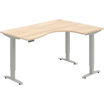 OFFICE PRO s.r.o. HOBIS trigon elektr.staviteľný stôl pamäť.ovlád. - MST 2M 2005 L, agát