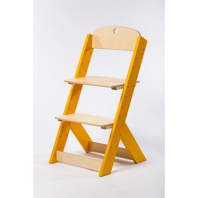 Lucas Wood Style rostoucí židle Omega III žlutá/přírodní