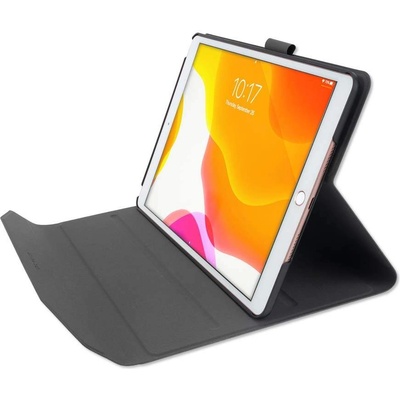 4smarts Flip Case DailyBiz - кожен калъф с магнитно захващане за iPad 7 (2019), iPad 8 (2020) (черен)