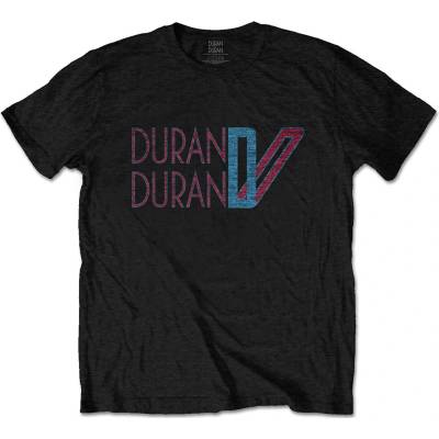 Duran Duran tričko Double D Logo čierne