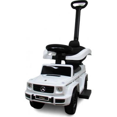 mamido Mercedes AMG G350 v bielej farbe s hudobnými efektmi