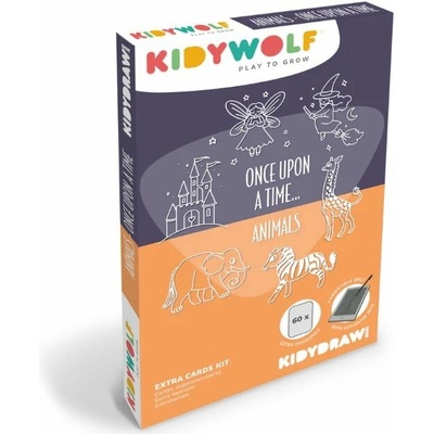 Kidywolf Doplňkové karty Kidydraw mini Galaxie a dinosauři