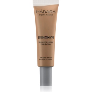 Mádara MÁDARA Skinonym Semi-Matte Peptide дълготраен фон дьо тен с пептиди цвят #70 Caramel 30ml