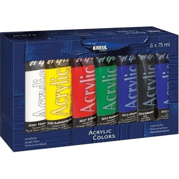 Kreul 28260 Комплект акрилни бои 6 x 75 ml (28260)