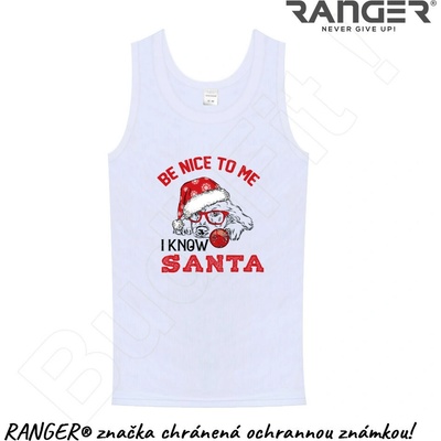 Ranger tielko motív Santa biela
