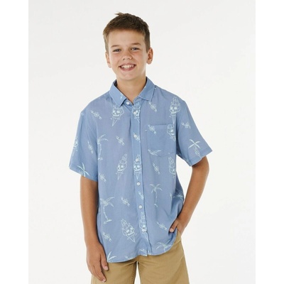 Rip Curl Eternal Shred Ss Shirt-Boy Faded Denim