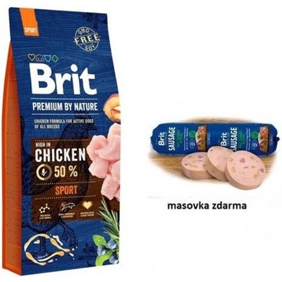 Brit Premium By Nature Sport Chicken 15 kg – Zbozi.Blesk.cz
