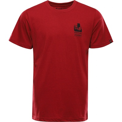 ALPINE PRO Мъжка тениска от немачкащ се материал ALPINE PRO NOGER кардинал вариант pb ALPINE PRO | Cherven | МЪЖЕ | S