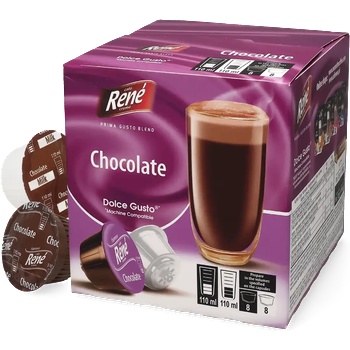 Café René | Горещ шоколад - 16 капсули за Dolce Gusto