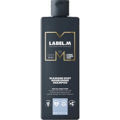 label.m Подхранващ шампоан с диамантен прах, 300 ml