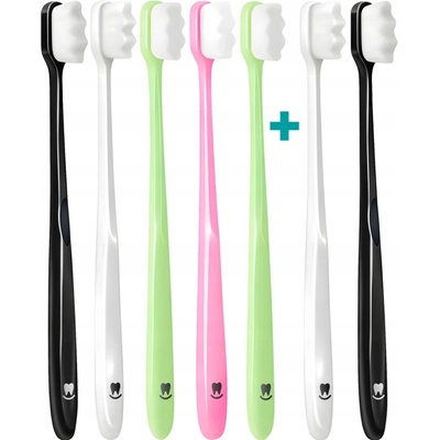 Nanosmile Ultrajemný zubní kartáček Multicolor 7 ks