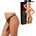 Латексови бикини с външно и две вътрешни дилда - LateX Briefs (29502511101)