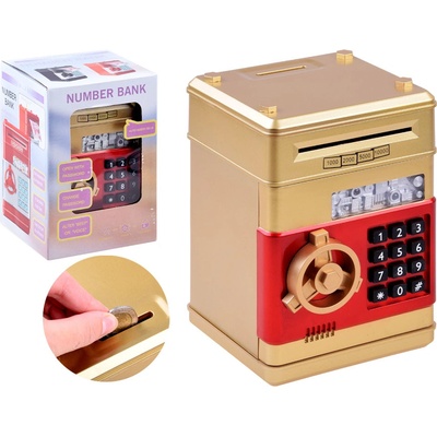 RKToys Pokladnička Sejf Number Banka