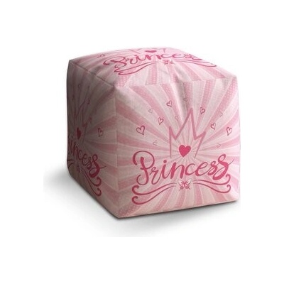 Sablio Taburet Cube Princess: 40x40x40 cm