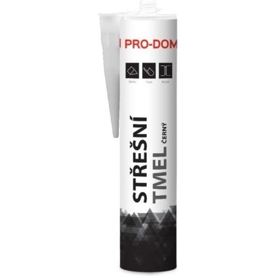 PRO-DOMA Tmel střešní černý 310 ml